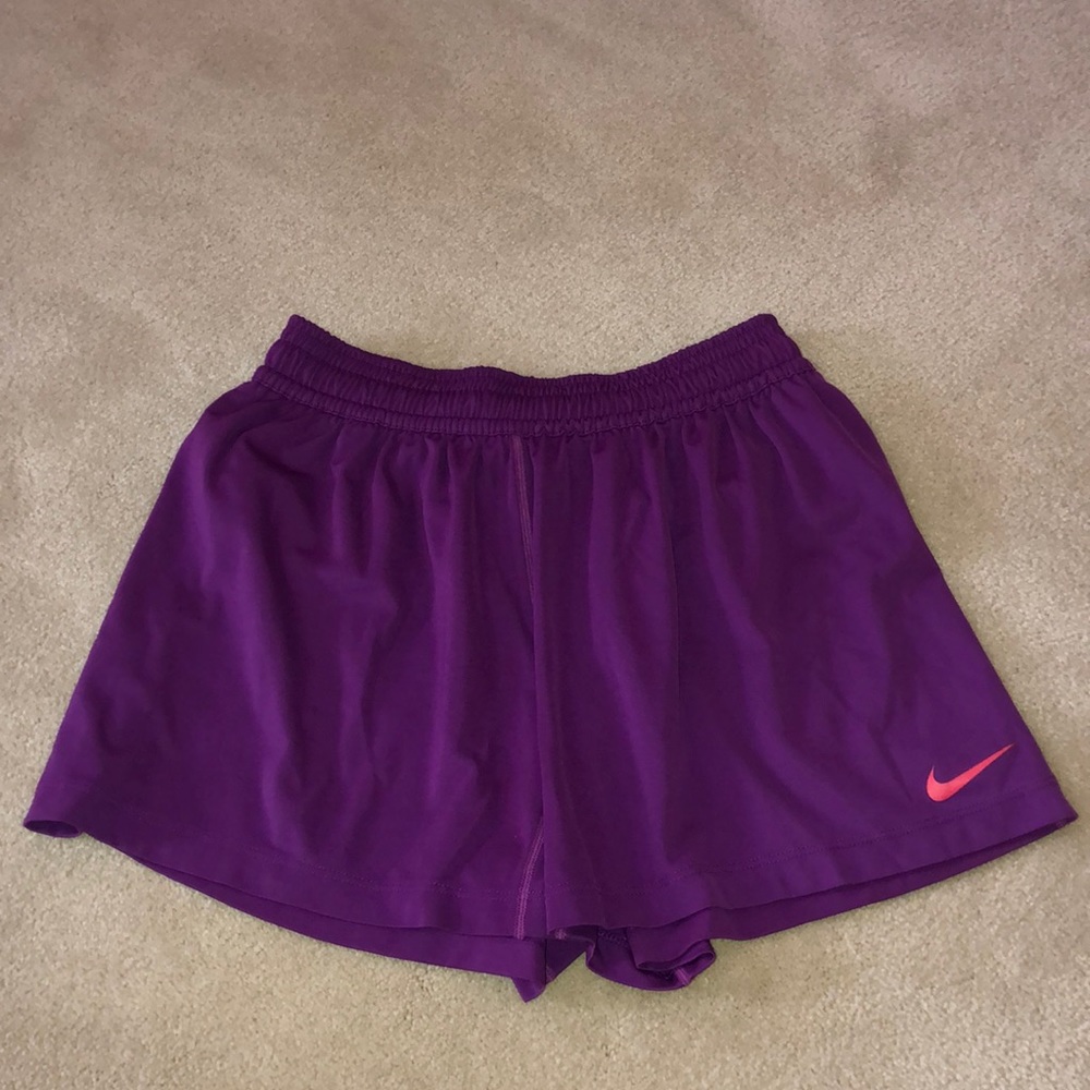 Purple DriFit Nike Athletic Shorts